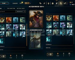 EUW 17 LEVEL 15 SKIN 13Ü ENVANTERDE HANDMADE
