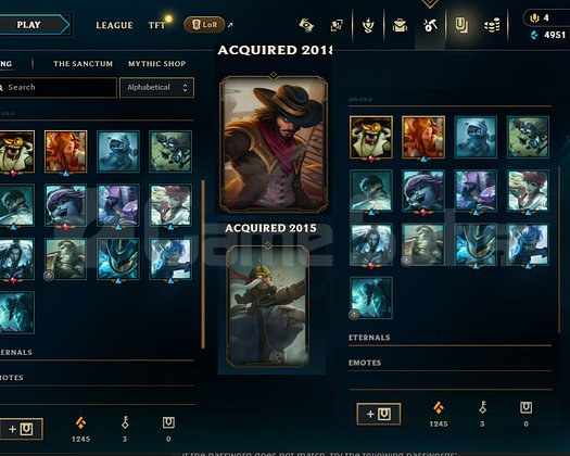 EUW 17 LEVEL 15 SKIN 13Ü ENVANTERDE HANDMADE