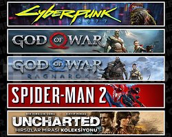 Cyberpunk + GOW + Ragnarök + Spider 2 + Uncharted
