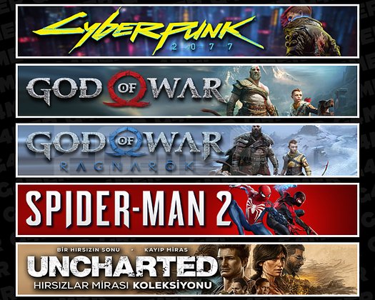 Cyberpunk + GOW + Ragnarök + Spider 2 + Uncharted