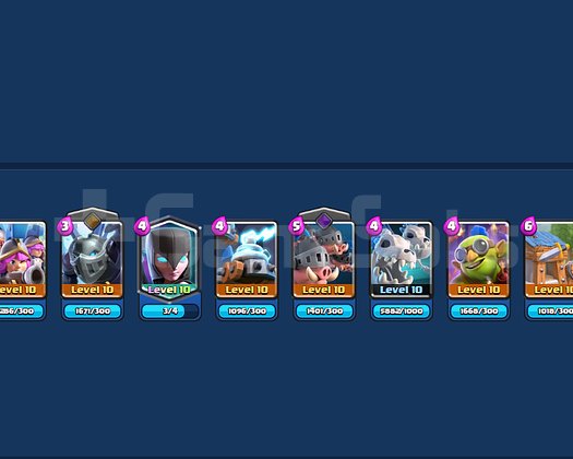 CLASH ROYALE  10K KUPA TEMİZ HESAP