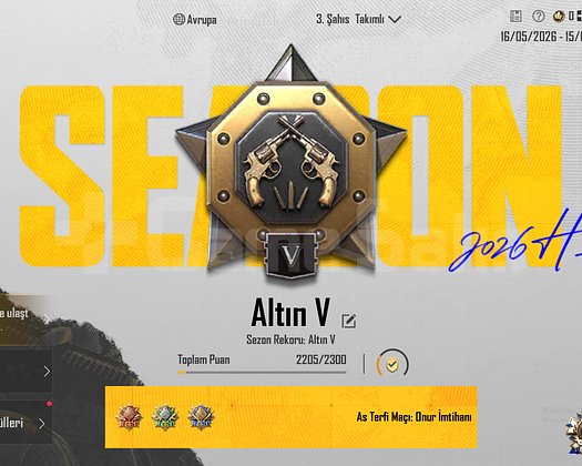 TEK BAĞ !! ALTIN V + ID KARTI ++
