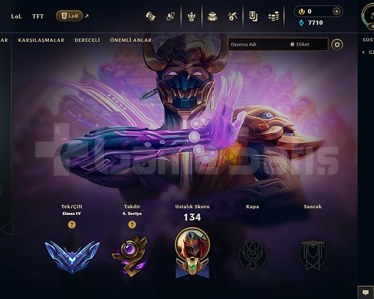 TR DİA4 64WR 11 SKIN 16 KOSTÜM KRİSTALİ +30LP GAİN