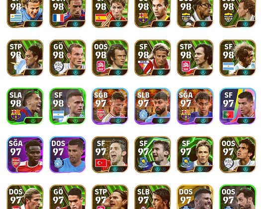 3330+ Kolektif Güçlü Meta eFootball Hesabı