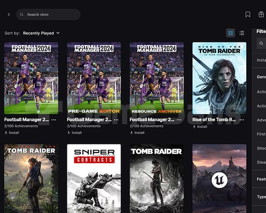 FM24  Tomb Raider Serisi + SWAT 4  6+ Yıllık Hesap