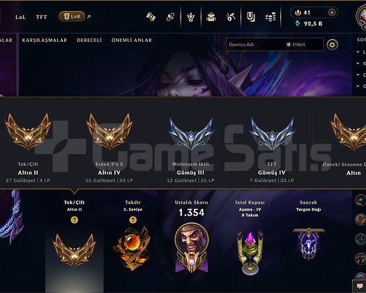 1367 KOSTÜM 976 LVL 92K ÖZ EFSANE DOLU MAİL HESAP