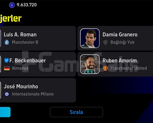 3198KG 107 GULLİT & 103 SON TEK BAĞ BECANBAUER