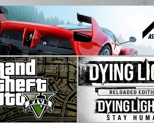 Gta 5+Assetto corsa+Dying light 1 / 2