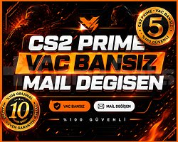 CS2 VAC BANSIZ PRİME HESAP