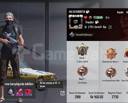 Ucuz  DOLU hesap kan kokusu M16A4 VARDIR