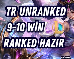 DERECELİ HAZIR TR 20+ ŞAMPİYON +30 LVL 9-10 WİN