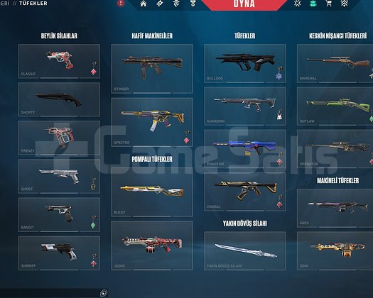 VALORANT 180 ANİMASYON +500 BİN VP HESAP