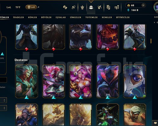 TR / 712 LEVEL / 226 SKİN / FUL HERO +MAİL