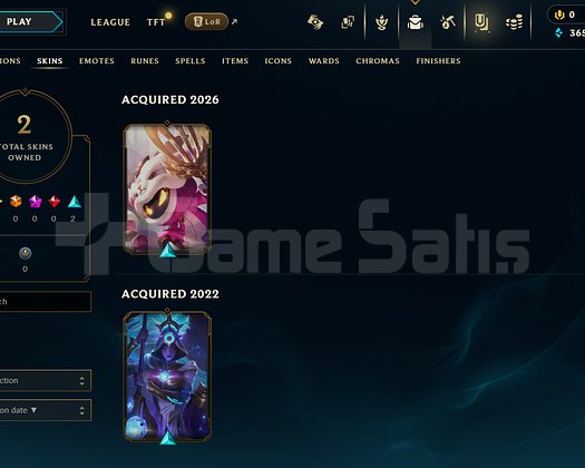 EUW Unranked | 2 Kostüm - 30 Hero | LoL Hesap