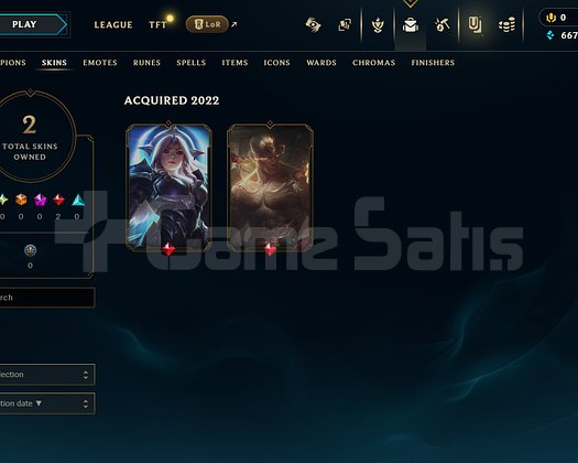 EUW Unranked | 2 Kostüm - 24 Hero | LoL Hesap