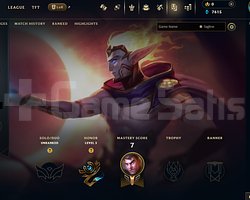 EUW Unranked | 7 Kostüm - 40 Hero | LoL Hesap