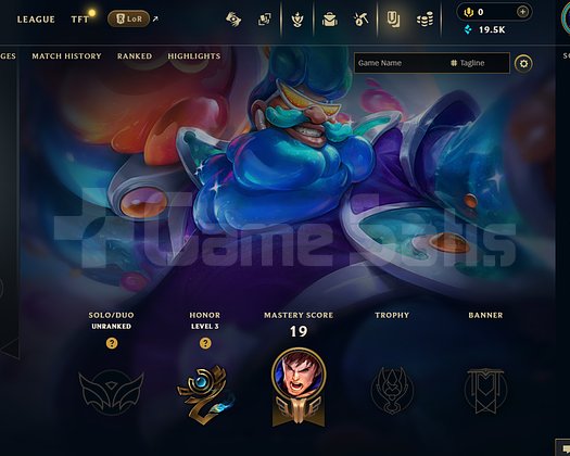 EUW Unranked | 6 Kostüm - 19K Mö | Dereceli Hazır
