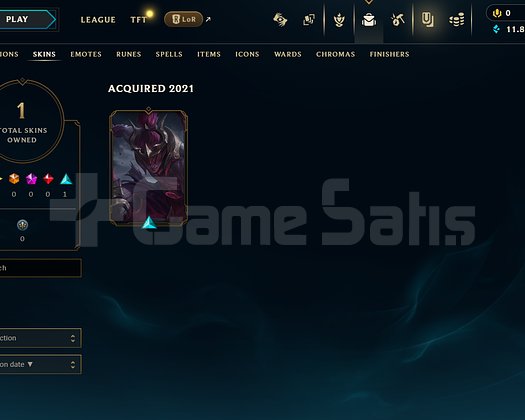 EUW Unranked | 1 Kostüm - 11K Mö | LoL Hesap
