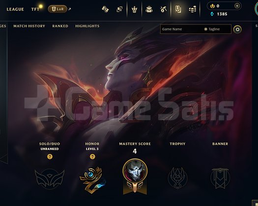 EUW Unranked | 2 Kostüm - 35 Hero | LoL Hesap