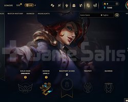 EUW Unranked | 1 Kostüm | LoL Hesap