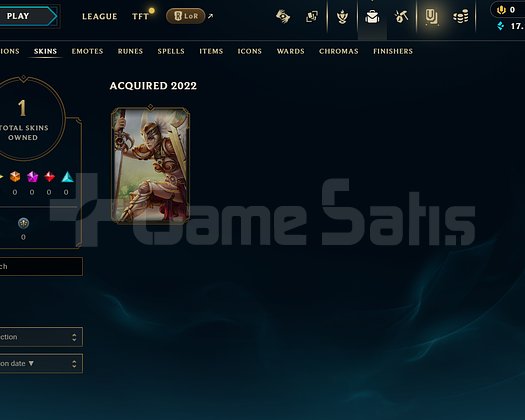 EUW Unranked | 1 Kostüm - 17K Mö | LoL Hesap
