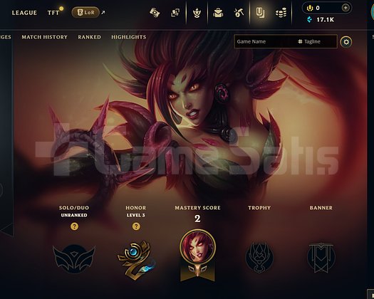 EUW Unranked | 1 Kostüm - 17K Mö | LoL Hesap
