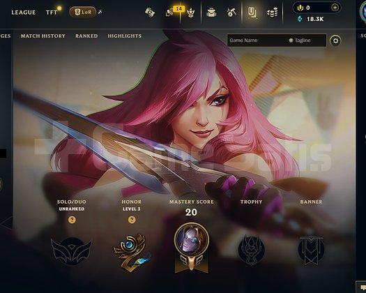 EUW Unranked | 3 Kostüm - 18K Mö | Dereceli Hazır