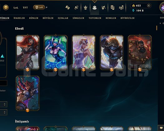 625 KOSTÜM 104K ÖZ UNRANKED EFSANE DOLU MAİL HESAP