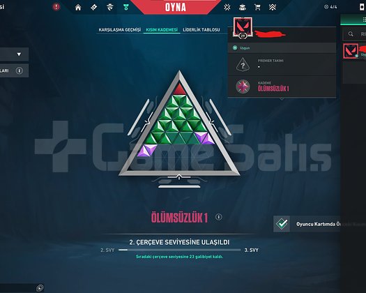 FRESH IMMORTAL 1 HESAP 29 SEVİYE!