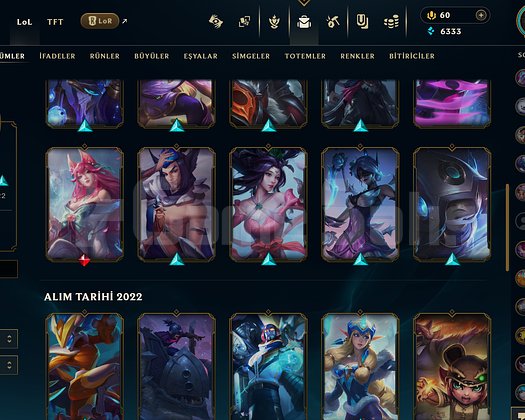 EUW 86 LVL UNRANKED 36 SKINLI 2021 FRESH HESAP!