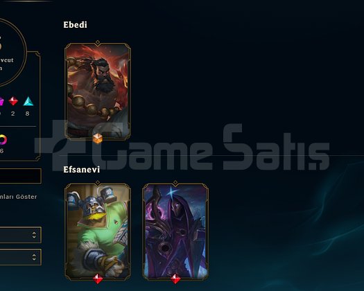 TR 127 ŞAMPİYON 35SKIN SEASON2 SIMGELİ CHALL900+LP