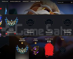 TR 127 ŞAMPİYON 35SKIN SEASON2 SIMGELİ CHALL900+LP