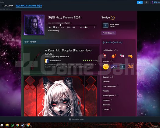 31 LEVEL STEAM HESABIM YEŞİL FAKTÖR