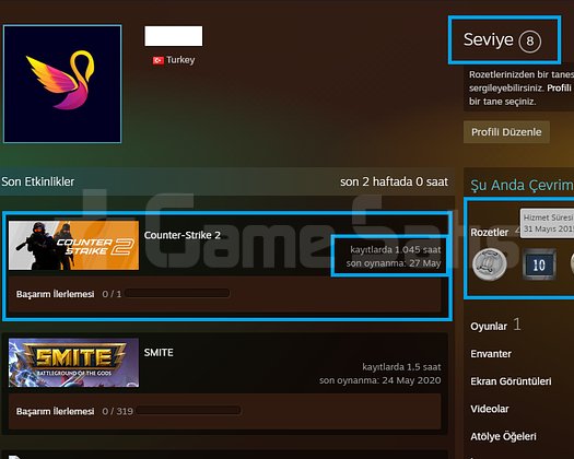 FACEİT + 7 MADALYA 374 WİN 1045 SAAT SEÇKİN