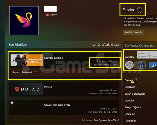 FACEİT+ 7 MADALYA 499 WİN 976 SAAT SEÇKİN