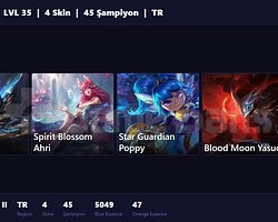 TR / 35 LVL + 4 SKİN + BRONZE II !!
