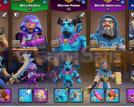 TH17+SAVUNMA MAX+EKİPMANLAR EFSANE+9KOSTÜM