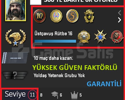 ANINDA TESLİM | 7 MADALYA | 815 SAAT | FACEIT
