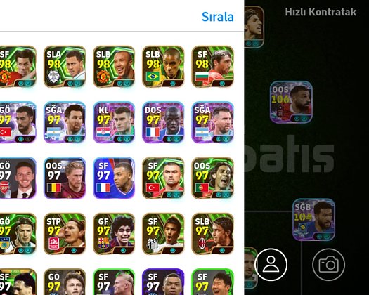 SATILIK MÜKEMMEL HESAP RONALDO VE ZLATAN SEVENLERE