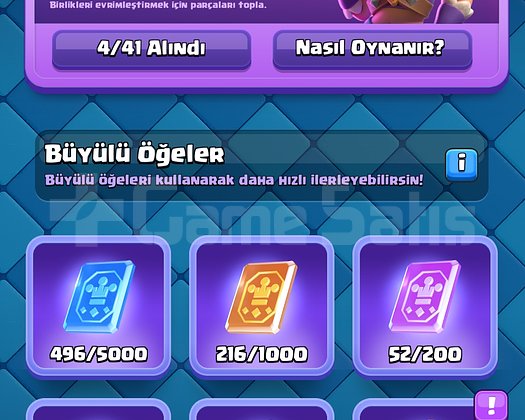 Clash royale 8k kupali hesap 4k elmas