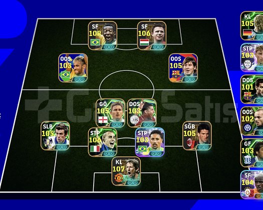 KG 3236 1 BOMBACI+OSİMHEN+PELE+BALE+PUSKAS