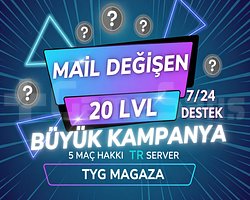 TR +20 LVL UNRANKED - MAİL DEĞİŞEN - FRESH- +5 MAÇ