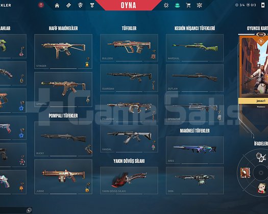 IMMORTAL FULL SKINLI HESAP