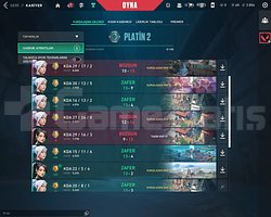 TR PLAT 2 YÜKSEK MMR +20 LEVEL MAİLLİ HESAP