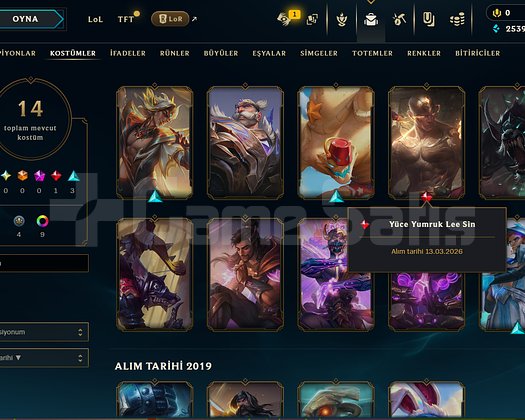 ZÜMRÜT 4 TR TEMİZ LOL HESABI
