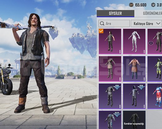 DARYL DIXON - KRISTAL HAYDUT SET - TWD TİŞÖRTLER