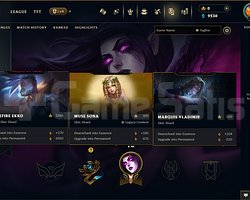EUW 16 LEVEL 9230 MAVİ ÖZ HANDMADE 3 SKİN