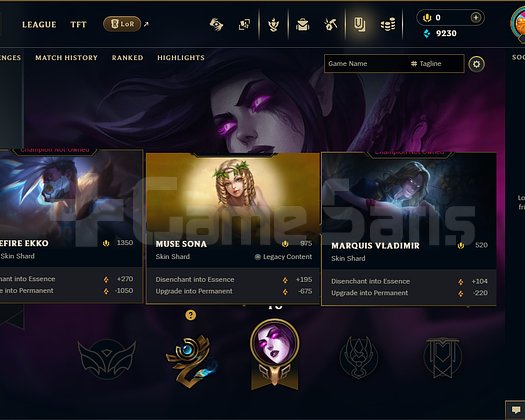EUW 16 LEVEL 9230 MAVİ ÖZ HANDMADE 3 SKİN