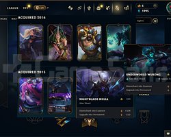 EUW 8 SKIN HANDMADE 23 LEVEL IRELIA MASTER YI