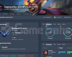 TR Diamond 4 | Grandmaster MMR | 75 WR | 30+ 10-